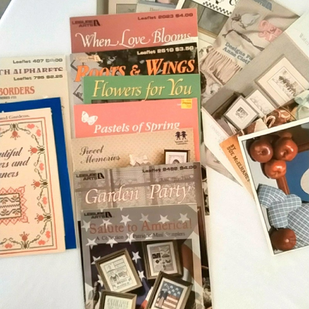 Cross Stitch Pattern Book Lot - Picture 3 of 5
